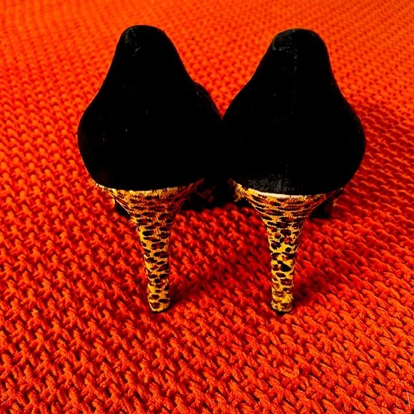 Nine West cheetah print detail platform pumps - Picture 3 of 6